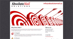 Desktop Screenshot of absolutemailsolutions.ca